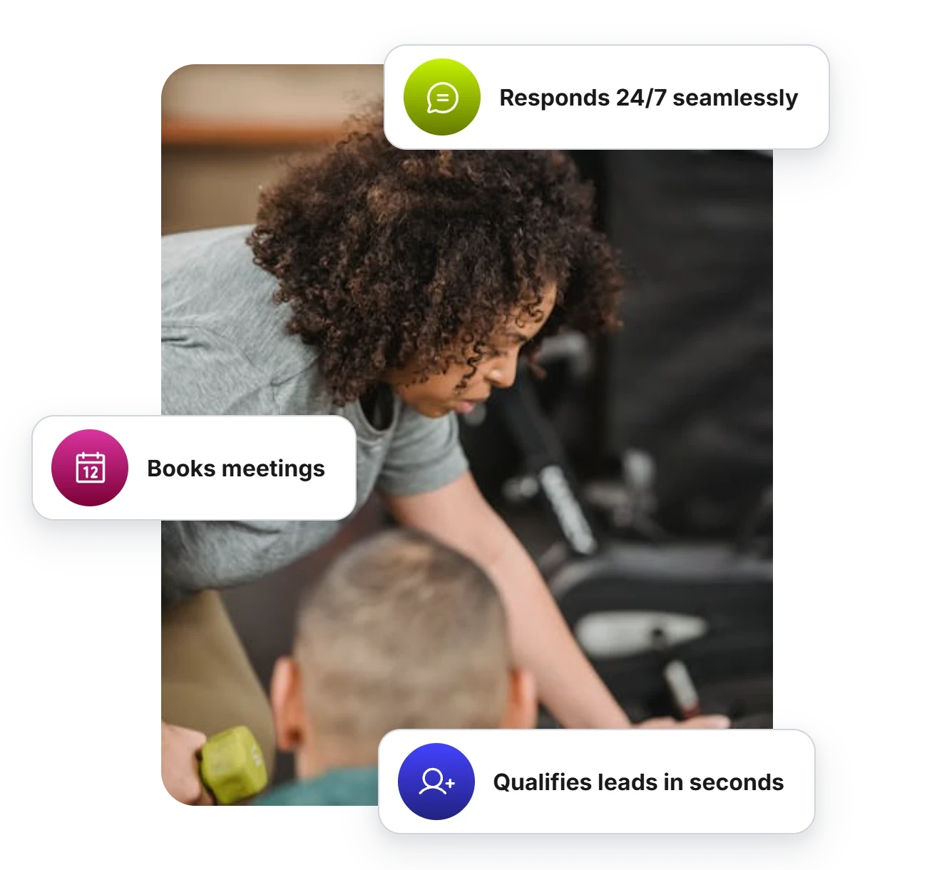 AI agent for fitness coach automating client conversations