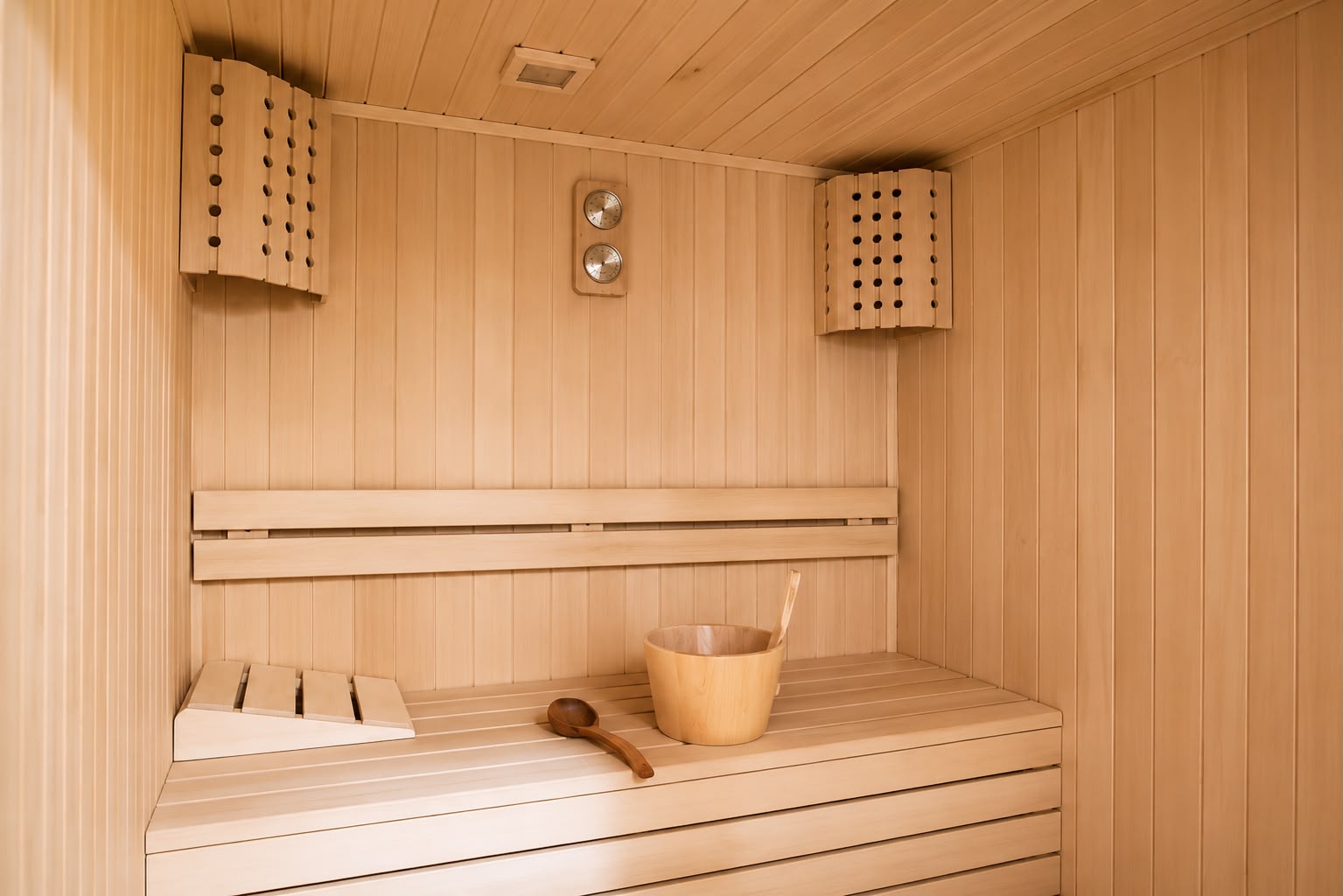 private sauna in your bedroom