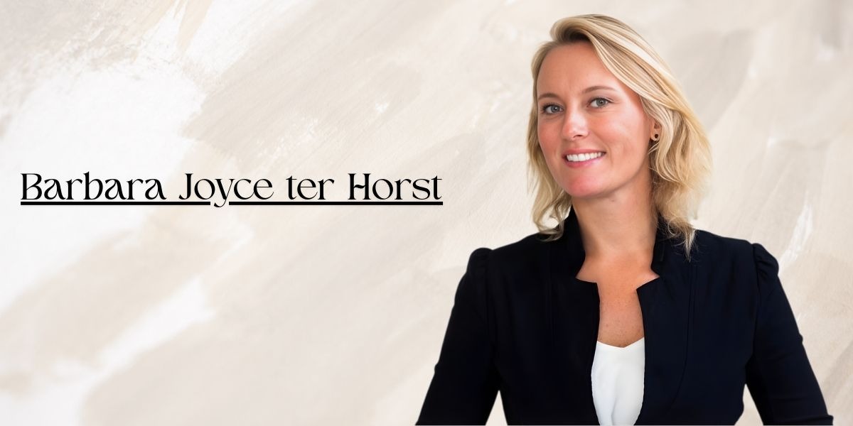 "Barbara Joyce ter Horst, Founder of Thrive. Career Development, empowering mothers to re-enter the workforce with clarity and confidence."