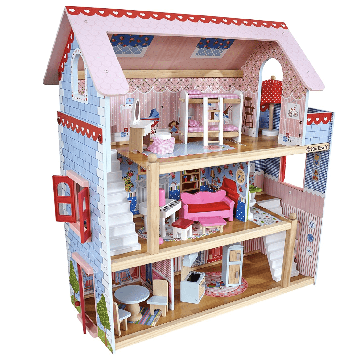 KidKraft Chelsea Cottage Wooden Dolls House