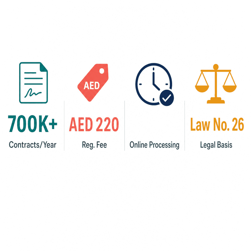 Infographic: Ejari Registration Dubai - How to Register Your Tenancy Contract
