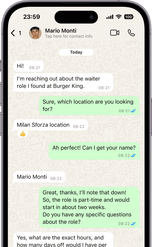 Chat-to-Apply