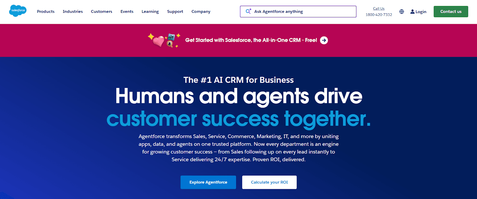 Salesforce homepage