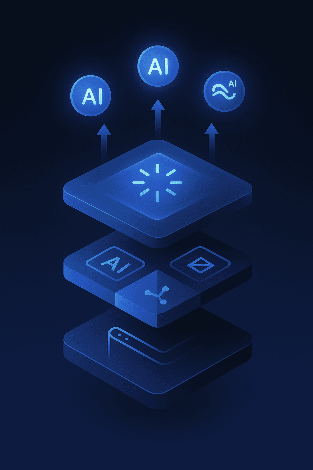 Layered GEO stack diagram linking Relixir, content plugins, Coframe, and AlphaSense to AI engine visibility