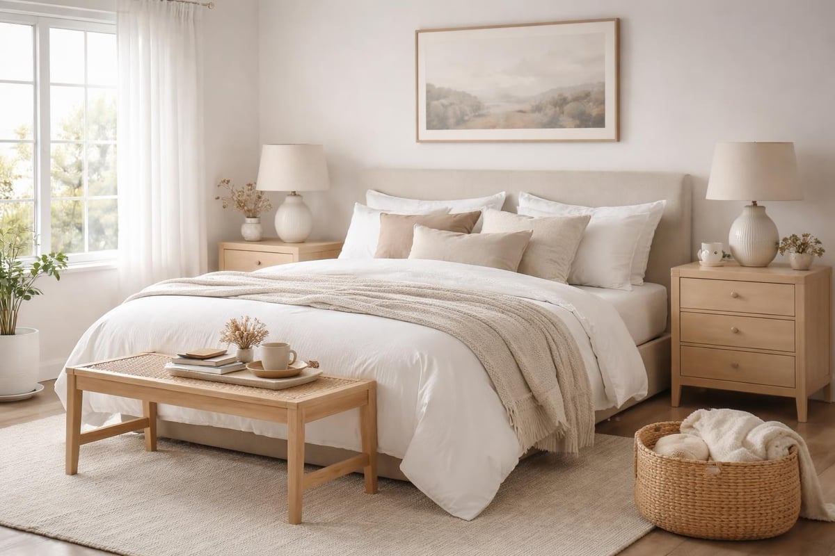 Stage living bedroom transformation
