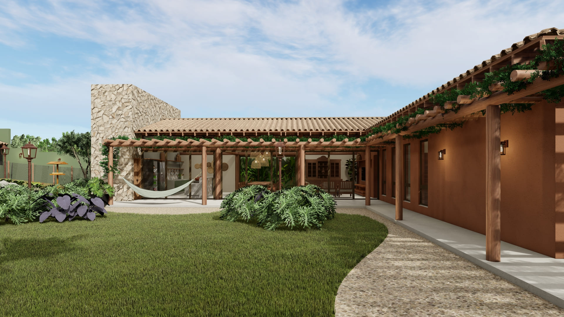 arquitetura em declive, casa em terreno íngreme, residência em aclive, projeto arquitetônico em desnível, casa em terreno com queda, arquitetura integrada ao relevo, construção em terreno acidentado, arquitetura em níveis, casa com três pavimentos, residência escalonada, arquitetura sustentável, arquitetura biofílica, biofilia na arquitetura, integração com a natureza, casa integrada ao verde, residência em área de preservação permanente, arquitetura em área de preservação, projeto sustentável em área verde, arquitetura que respeita o entorno, design naturalista, piscina de borda infinita, piscina natural com cascata, piscina integrada à paisagem, piscina ecológica, piscina em área de preservação, cascata de pedras natural, paisagismo com pedras, paisagismo integrado ao relevo, arquitetura com pedra e madeira, revestimentos naturais, casa com elementos naturais, madeira na arquitetura contemporânea, uso de pedra na fachada, materiais sustentáveis na arquitetura, residência contemporânea, casa de luxo sustentável, arquitetura de alta performance, casa conceito biofílico, arquitetura minimalista natural, residência de contemplação, arquitetura de integração visual, casa de contemplação e paz, conexão com a natureza, ambiente de descanso e relaxamento, harmonia entre arquitetura e ambiente, diálogo entre arquitetura e natureza, projeto arquitetônico residencial, design residencial contemporâneo, casas modernas no meio da natureza, inspiração de casas em declive, arquitetura de casas de alto padrão