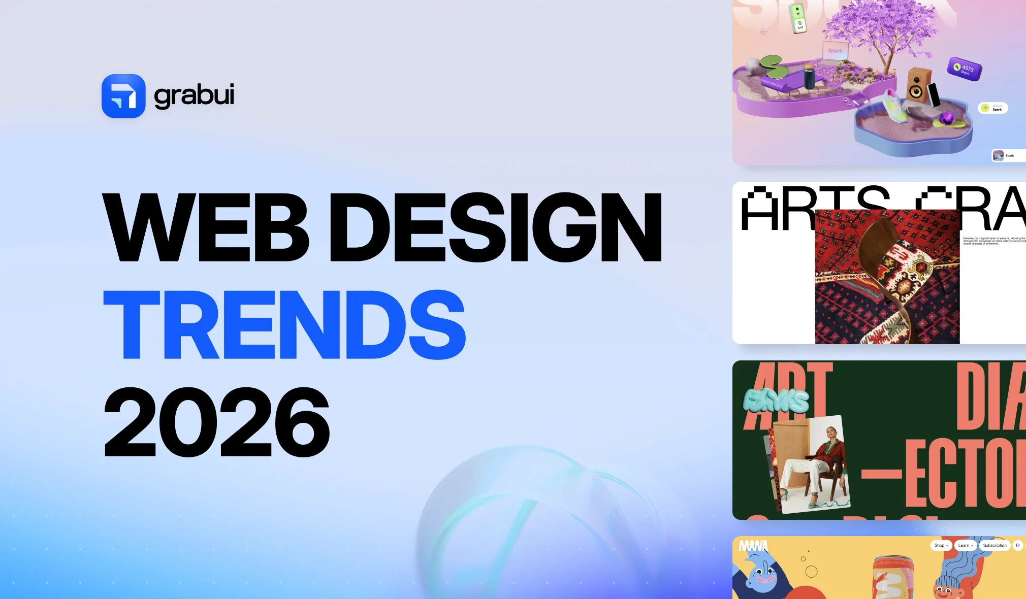 Web design trends in 2026 