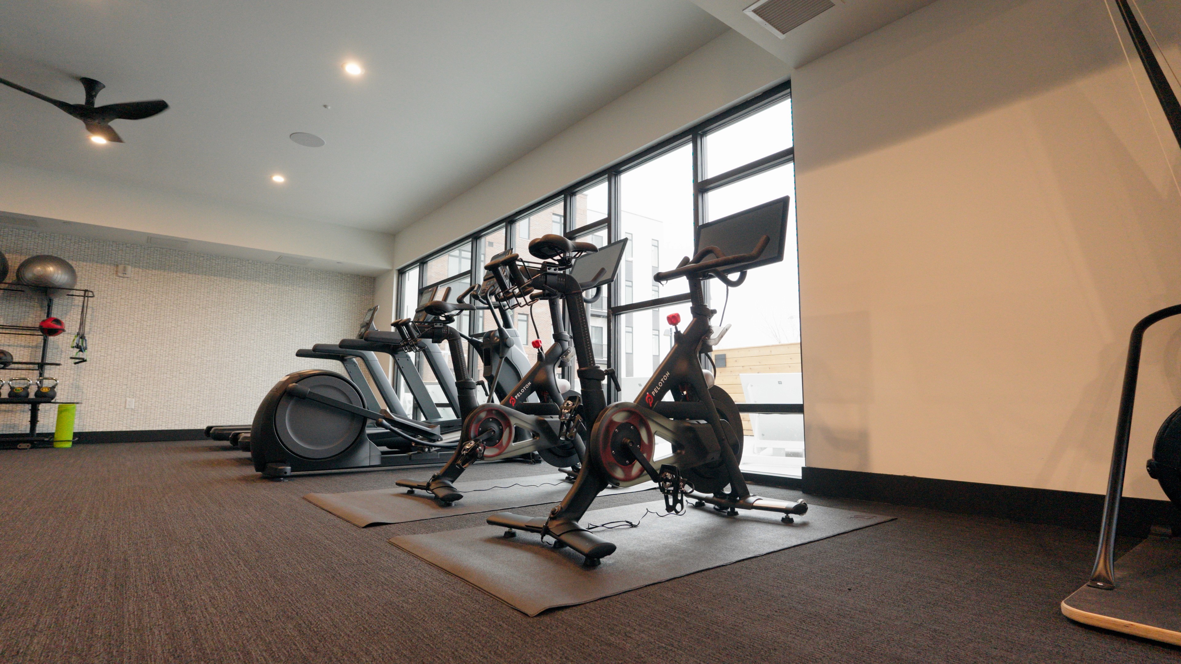 The Kestrel Apartment Complex Gym In Downtown Bozeman Montana
