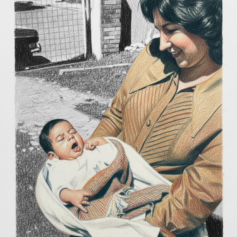 Baby and Social Worker