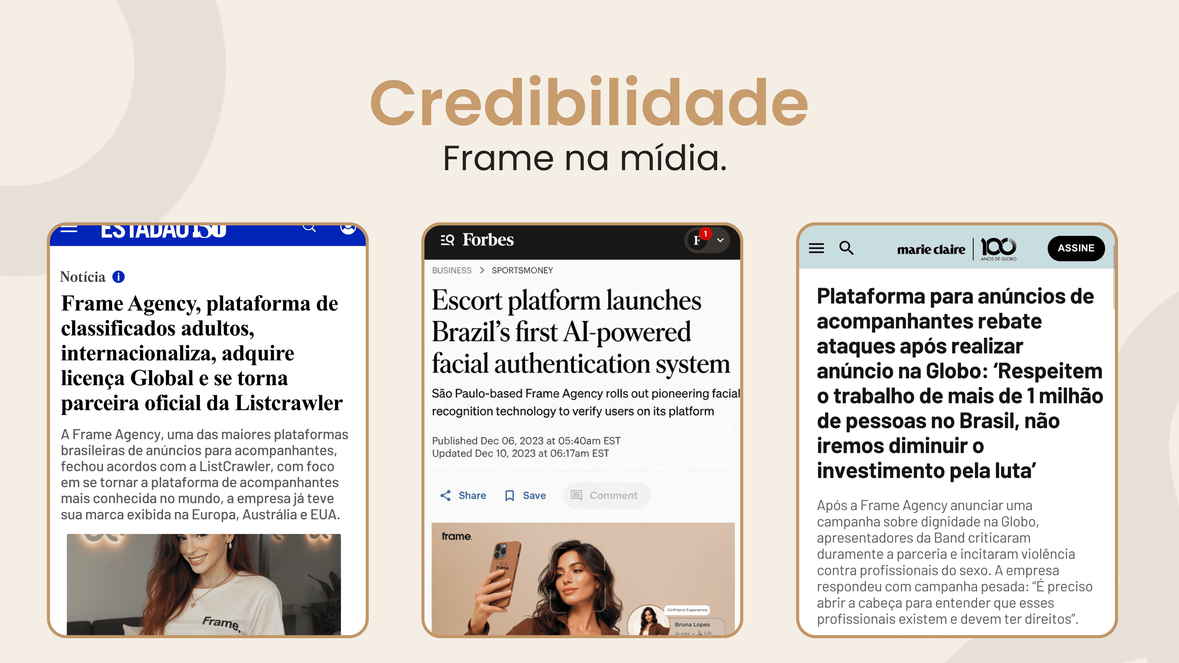 Frame Agency na mídia imagem