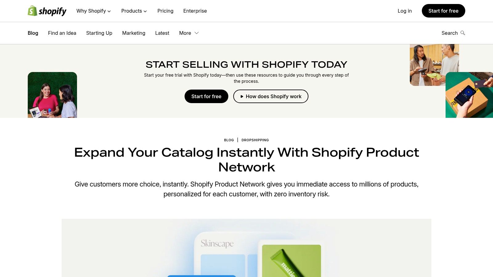 Shopify Product Network