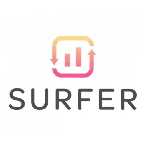 Logo Surfer SEO optimisation contenu IA mots clés
