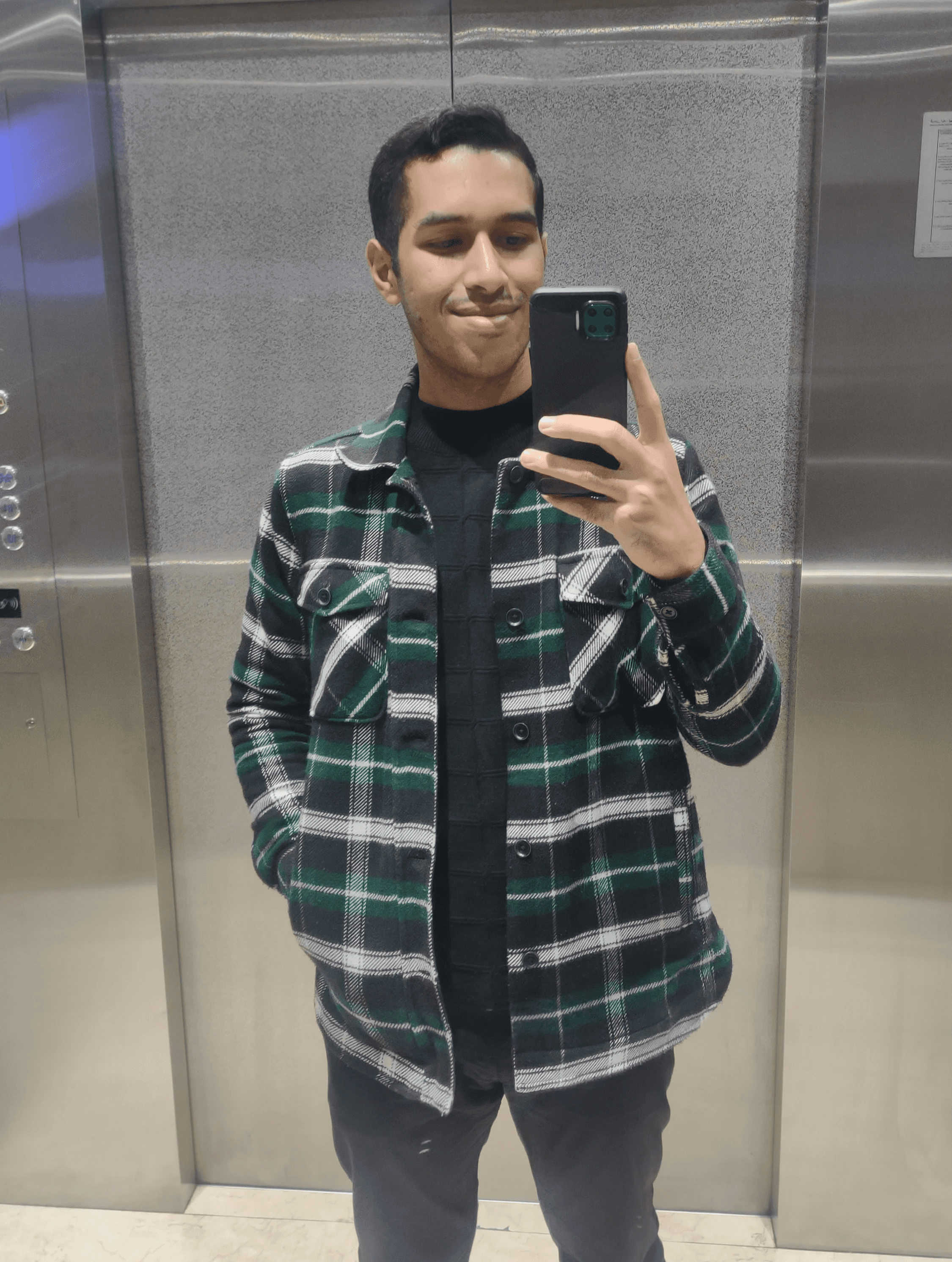 Portrait of portfolio creator – front view