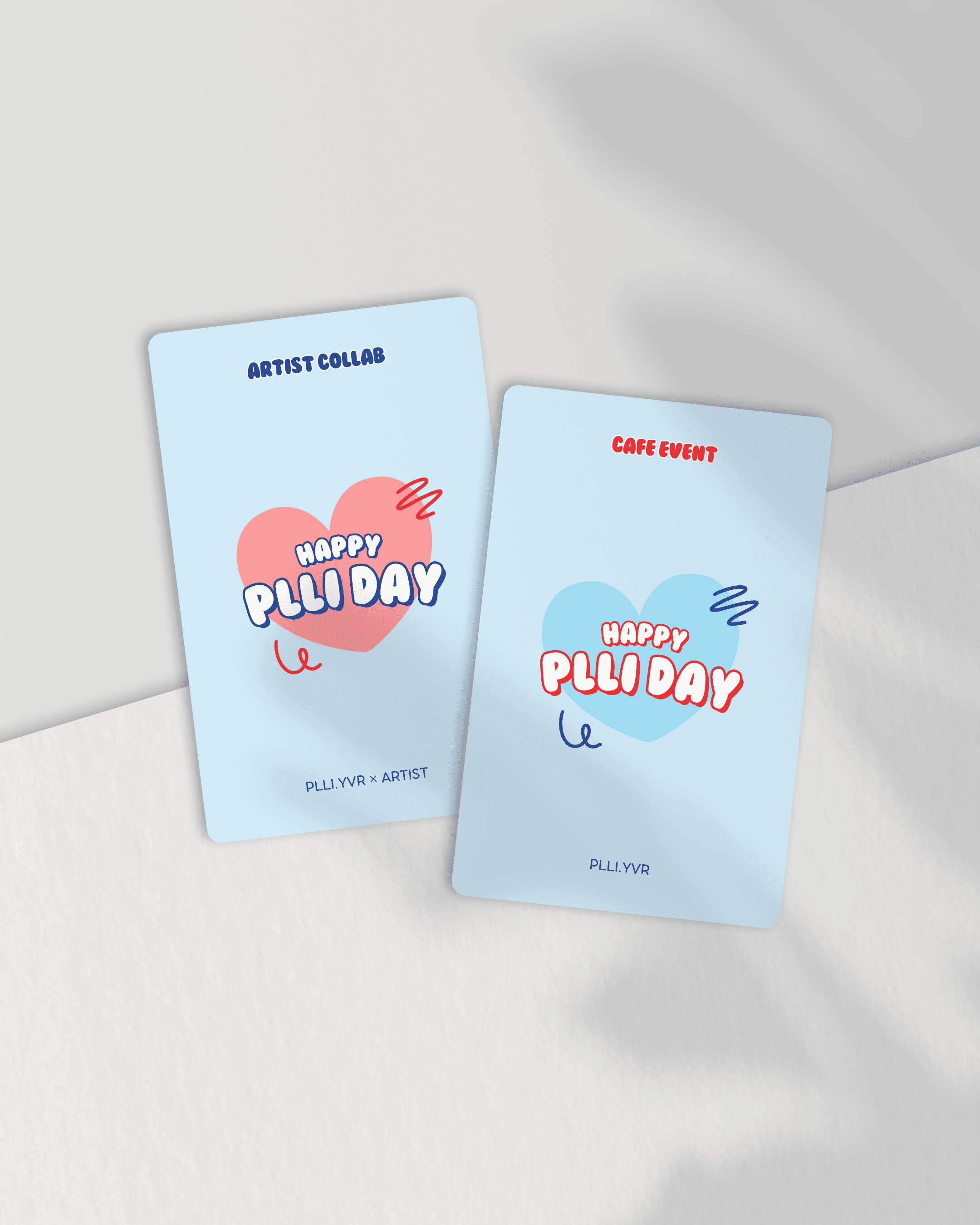 K-pop PLAVE event photocard design