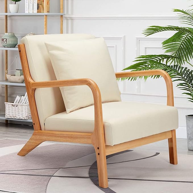 Elegant oak accent chair with modern appeal and high-quality craftsmanship.