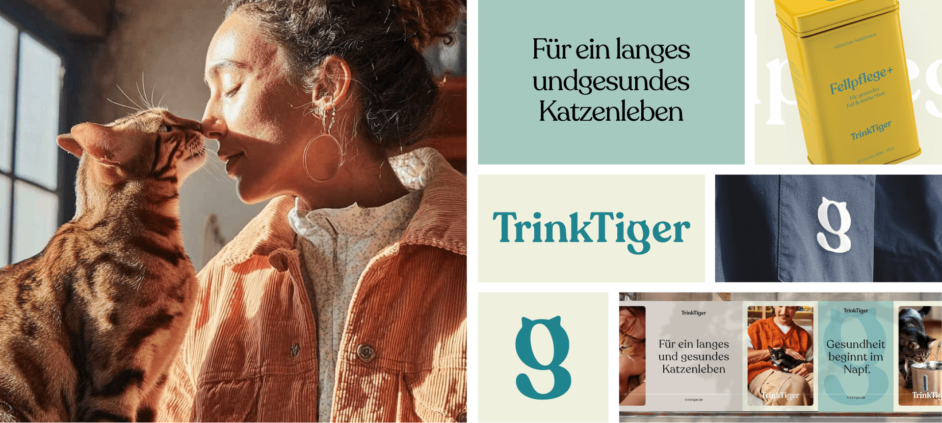 Visual identity system developed for modern ecommerce brand