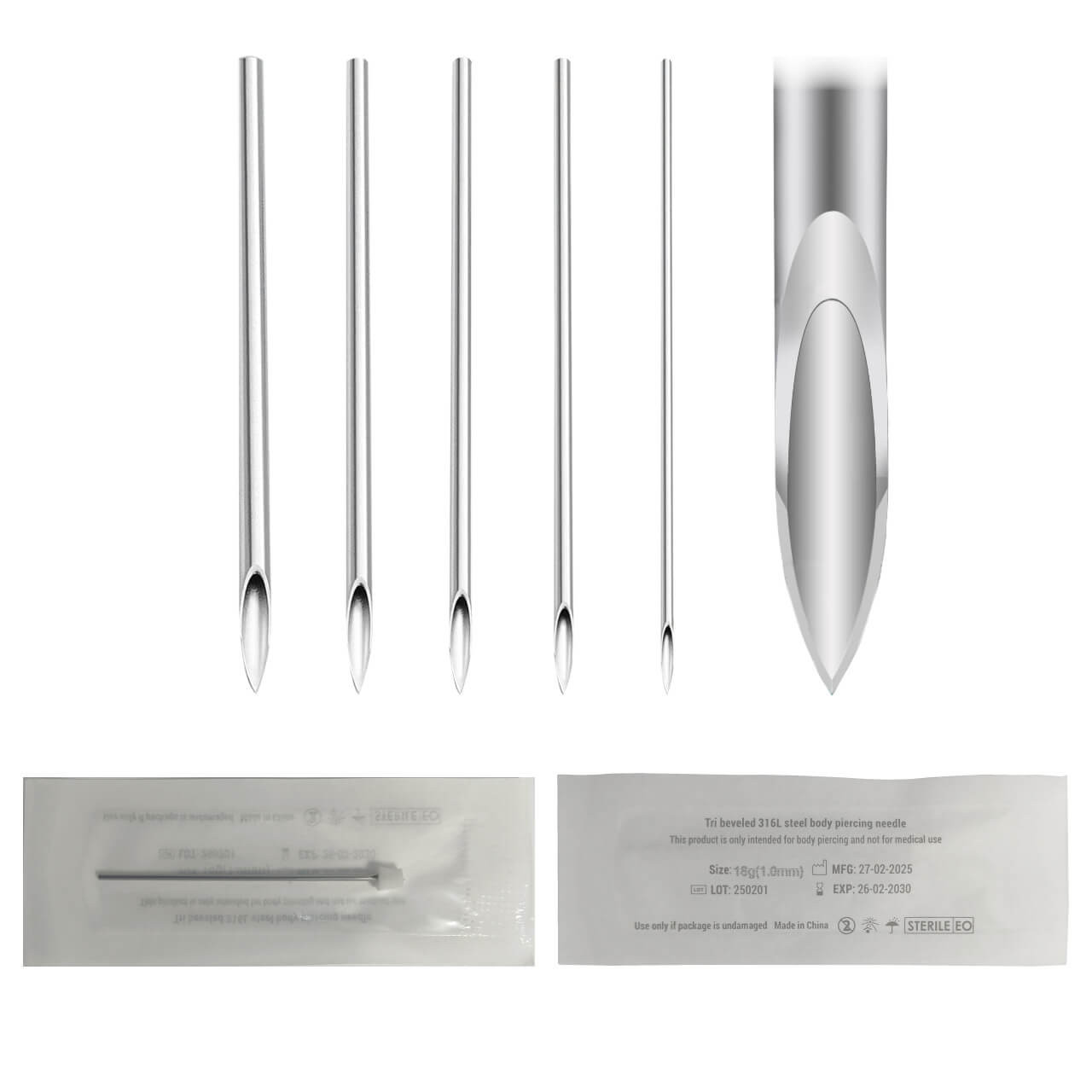 graphic of piercing needles in austin,tx