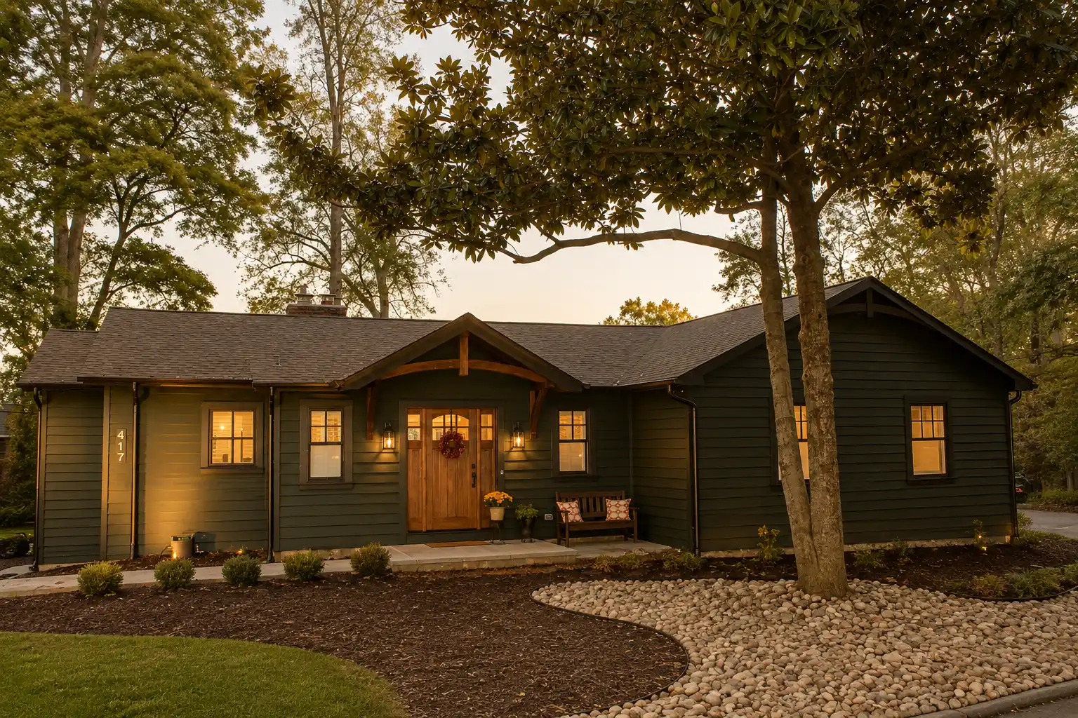 Harvest construction - project - the Olsen house
