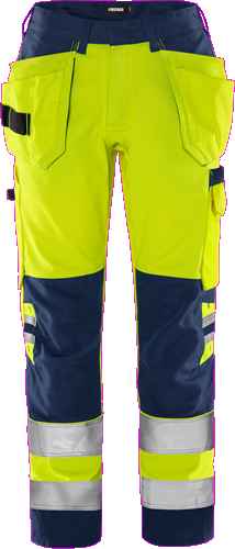 Havep werkkledij dames bij Vanatex — FRISTADS High vis dameswerkbroek klasse 2 2671 GPLU