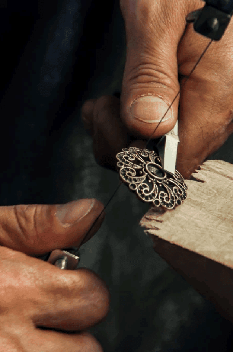 Exquisite handcrafted jewellery by Jora, blending timeless craftsmanship with modern elegance