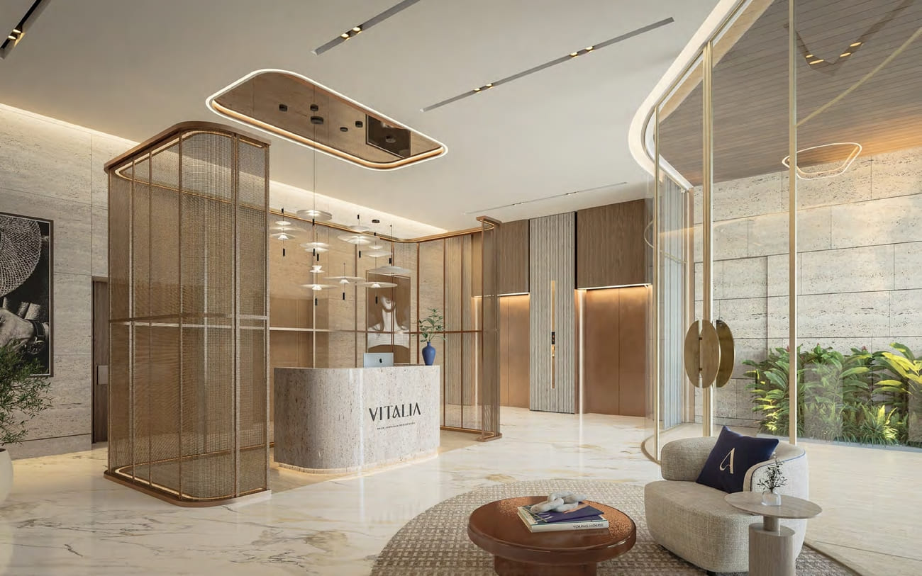 Vitalia Residences in Palm Jumeira Lobby