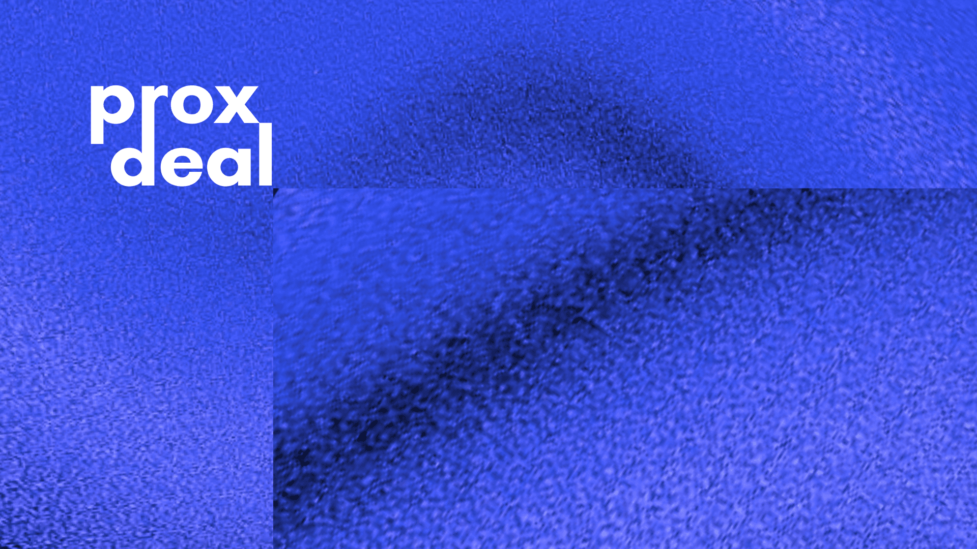 abstract image of blue color gradient with proxdeal logo