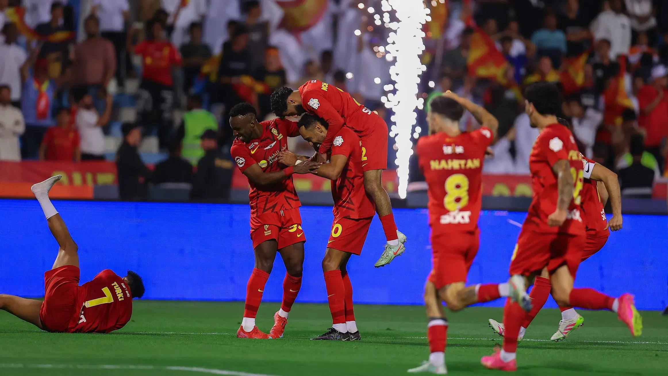 Aubameyang’s Last-Minute Header Stuns Al Nassr as Al Qadsiah Shake Up the Title Race