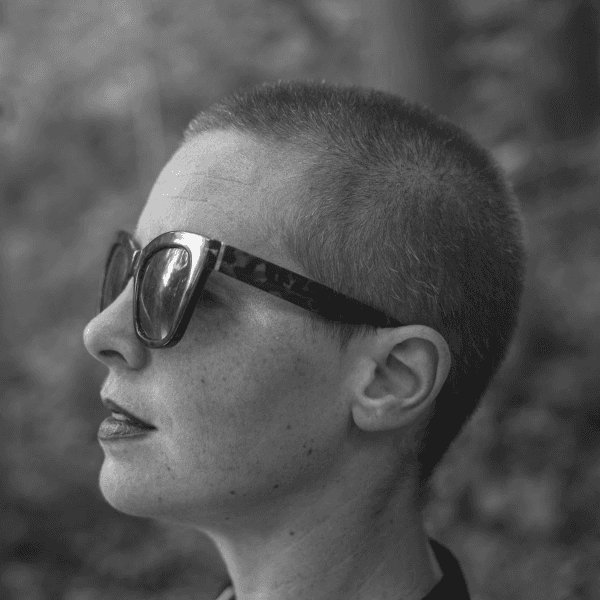 Close-up portrait of a person