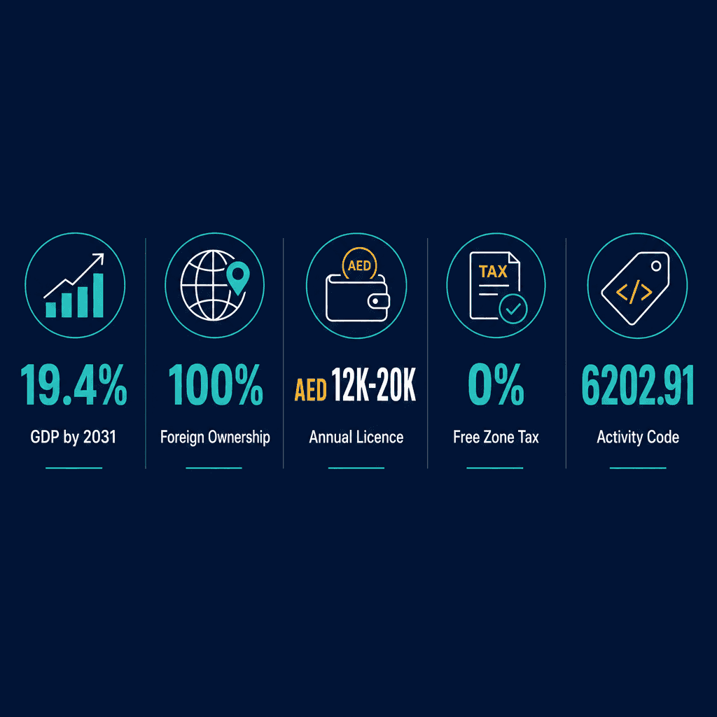 Infographic: How to Get a Information Technology Consultants Business License in Dubai