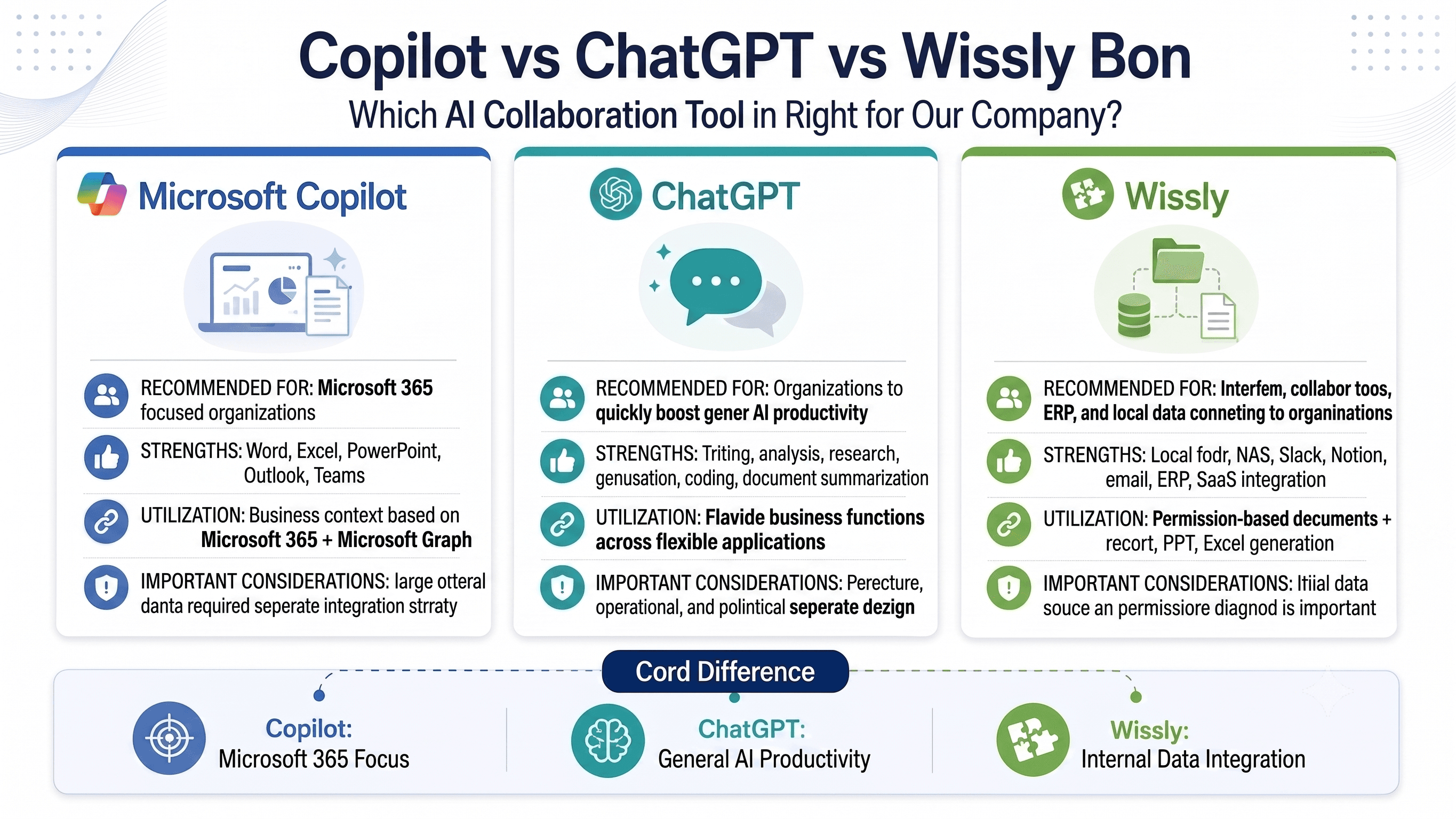 Microsoft Copilot vs ChatGPT vs Wissly: Which Enterprise AI Tool Is Right for Your Business?