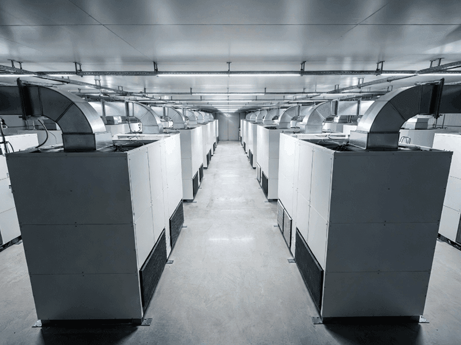 Vue sur des Déshumidificateurs industriels à condensation
