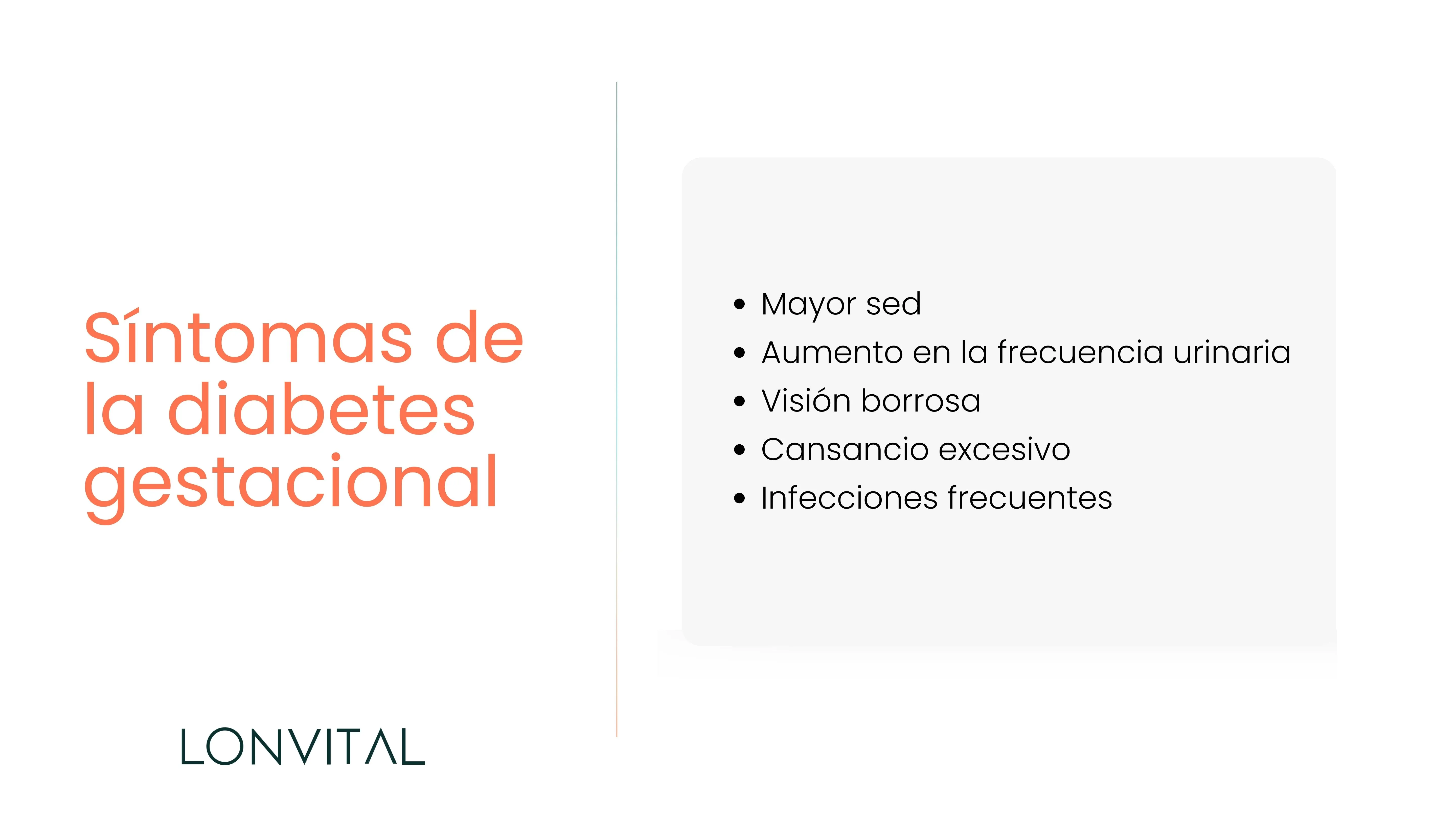 Síntomas de la diabetes gestacional