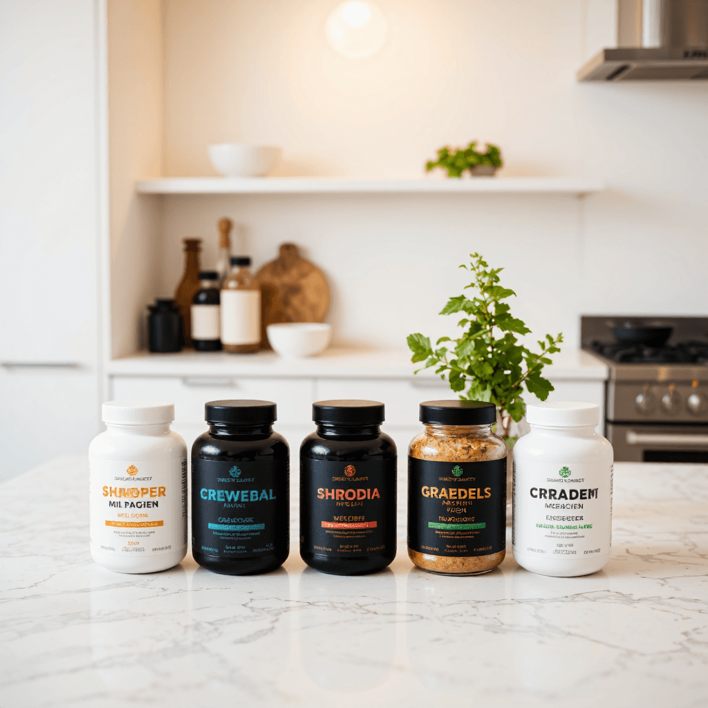product photography of dietary supplements