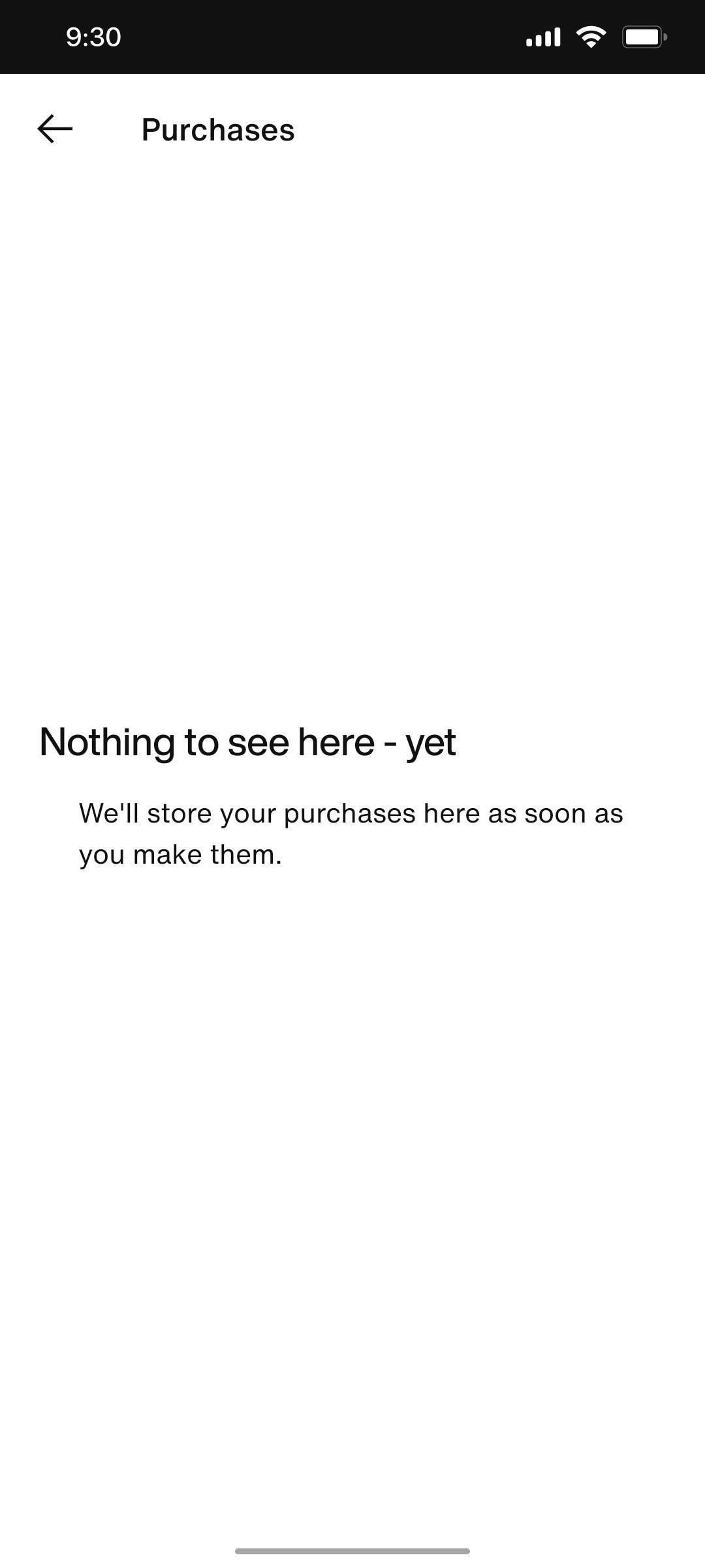 Nike App Purchase Screen