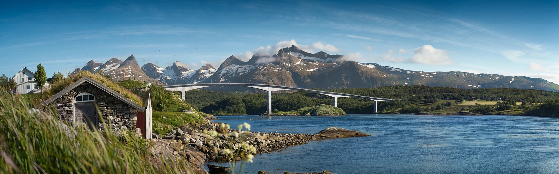 Bilde av Oddholmen ved Oddan på Tverlandet utenfor Bodø.