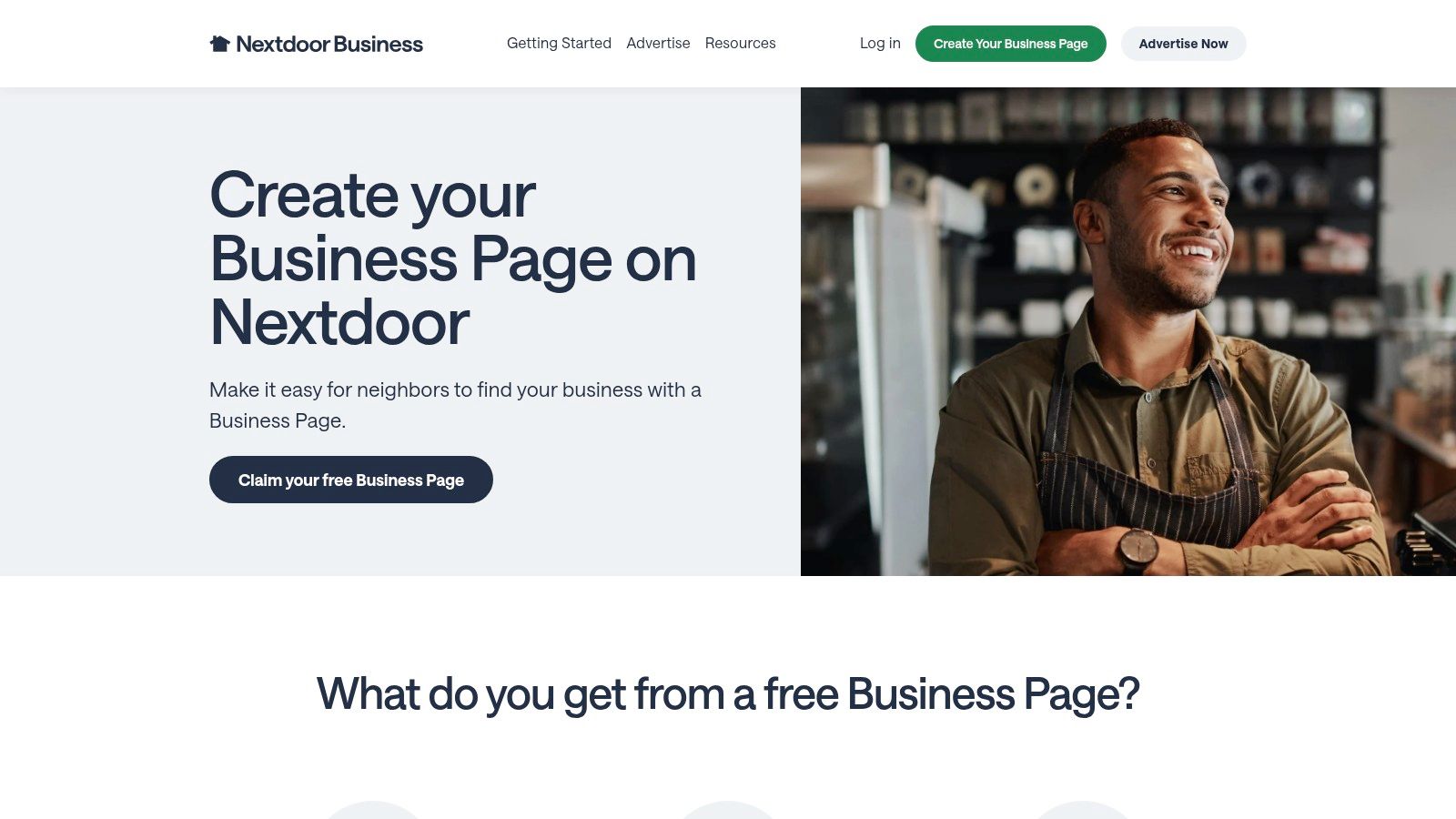 Nextdoor Business Page