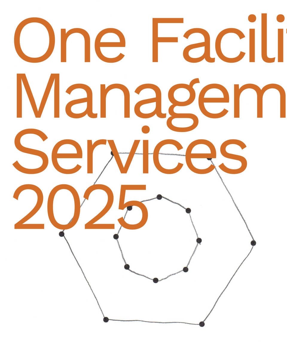 Big typography design with organic ilustration of the logo.