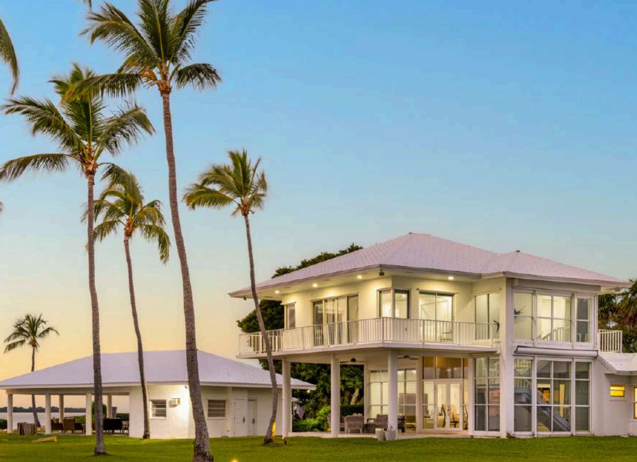 Nomade Tulum hotel room with private terrace pool at sunset.