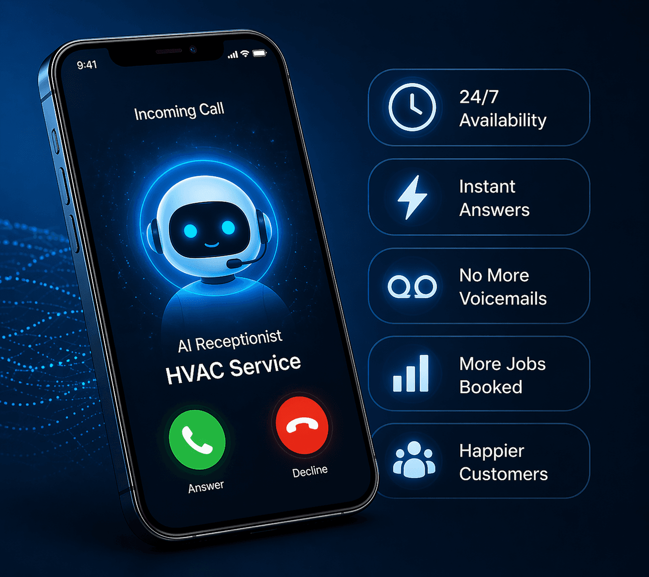 Contractor call answering AI