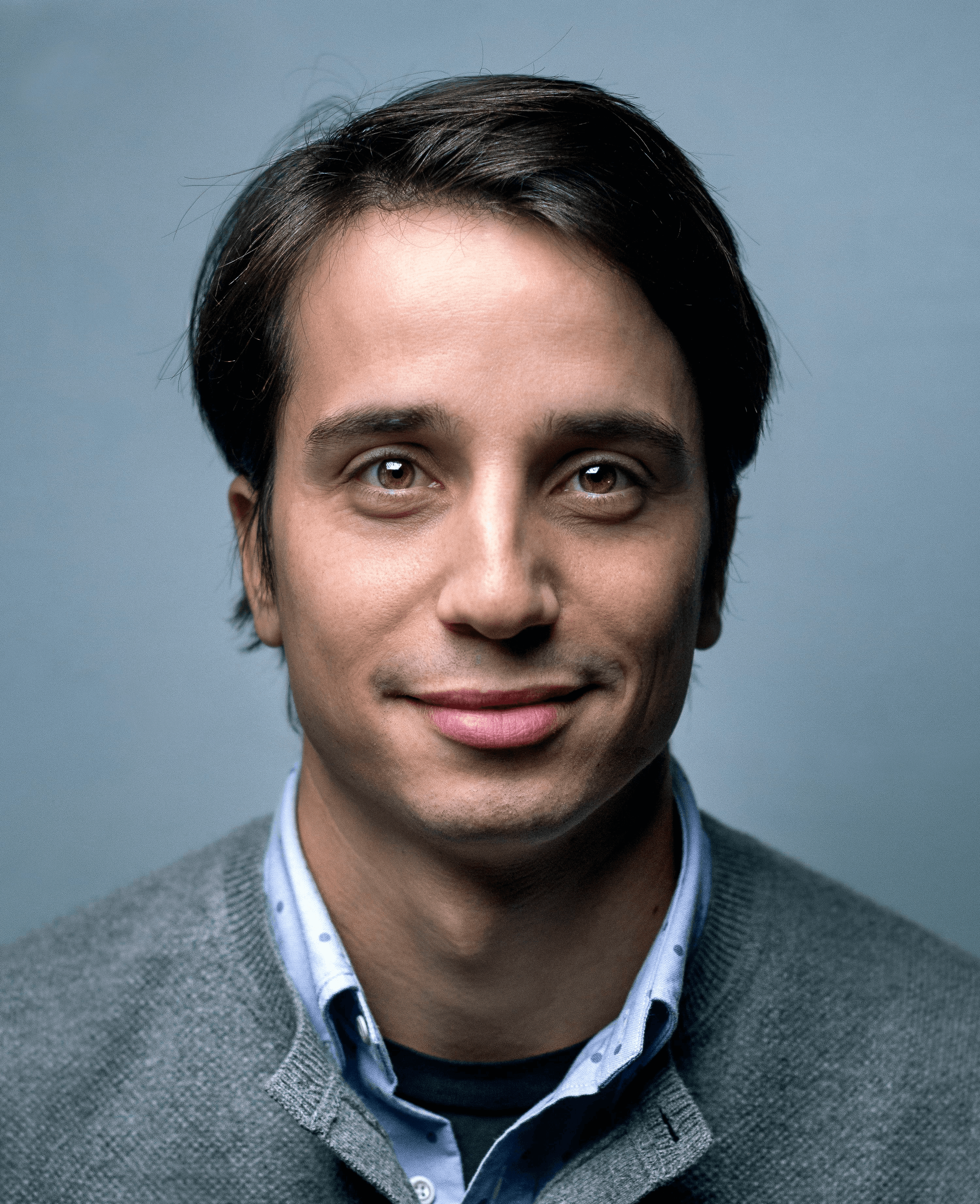 man wearing Henley top portrait