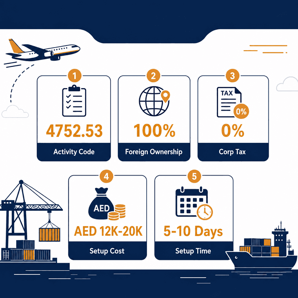 Infographic: Start a Fencing & Barbed Wire Trading Business in Dubai