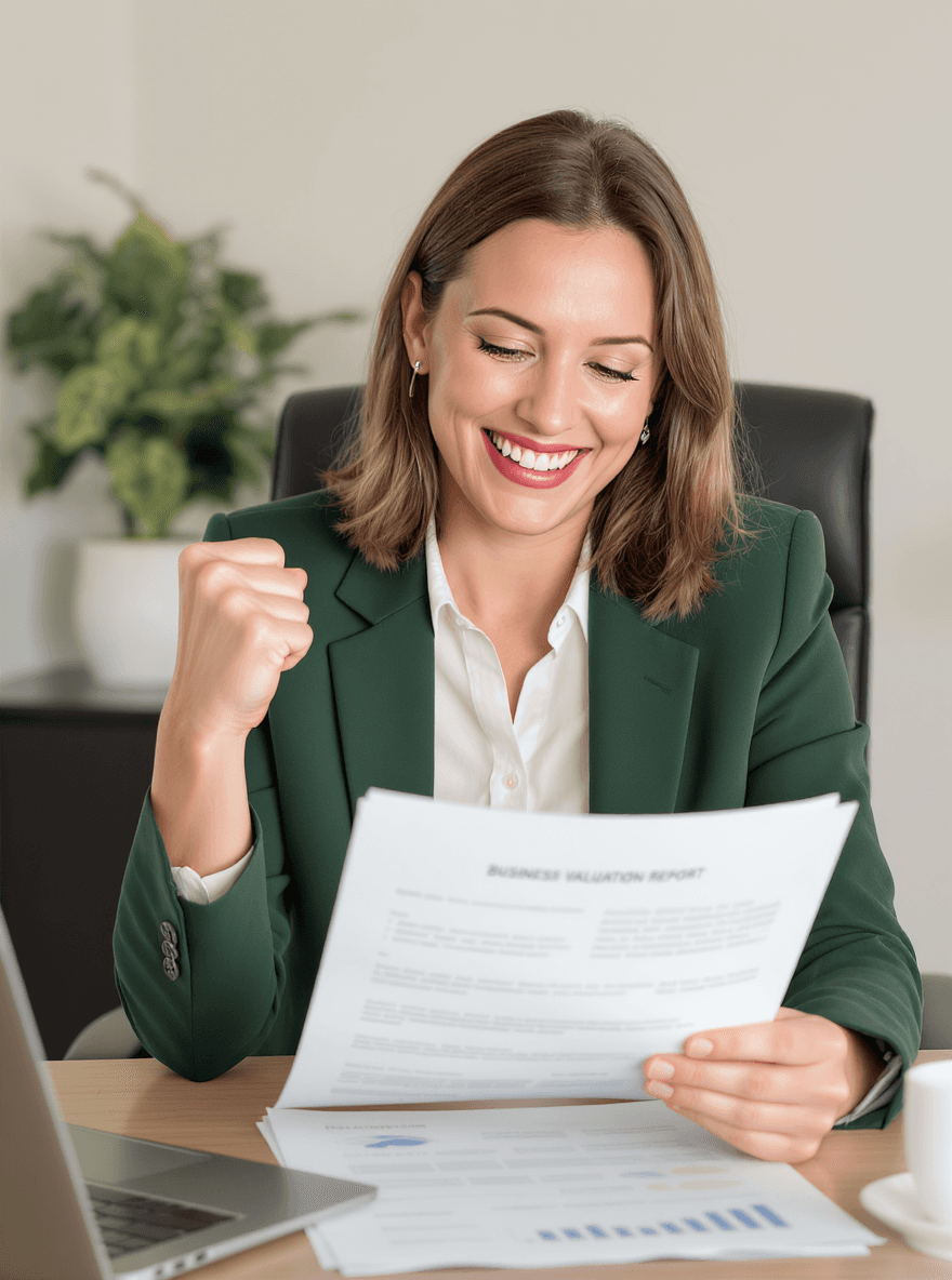 A young woman with curly hair and glasses smiles warmly while sitting in a sunlit room filled with various potted plants, creating a cozy and inviting atmosphere.
