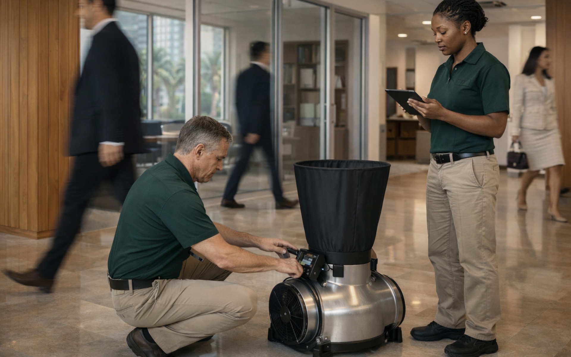 Installing equipment