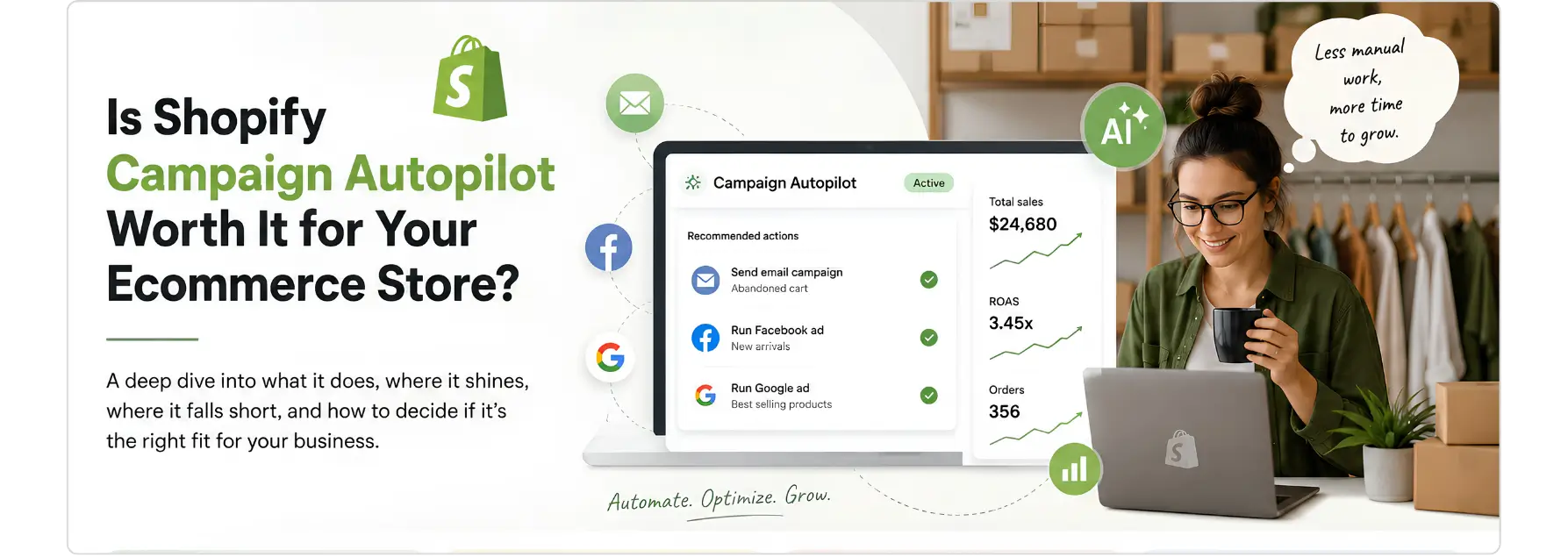 Shopify Campaign Autopilot review for ecommerce store automation and growth