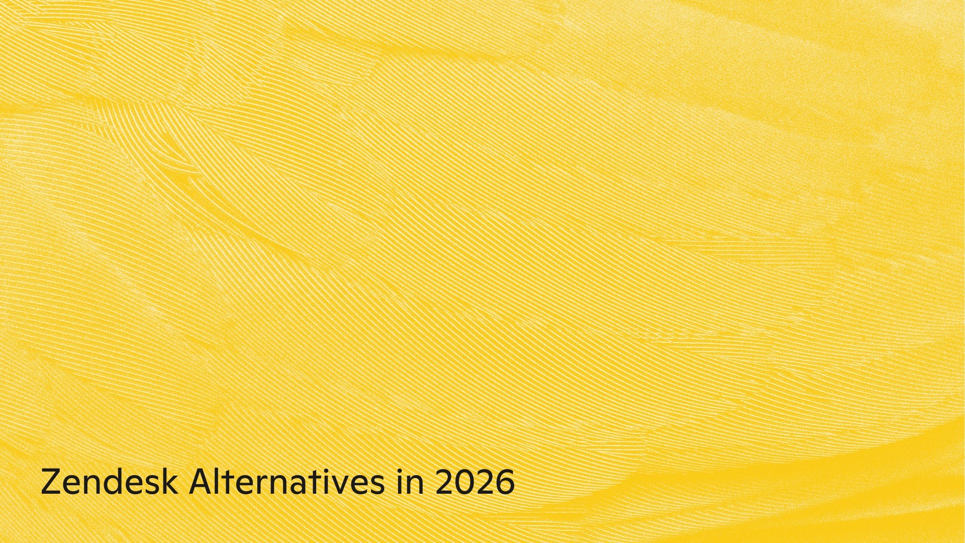 Zendesk Alternatives in 2026: Ticket Routers vs Ticket Resolvers