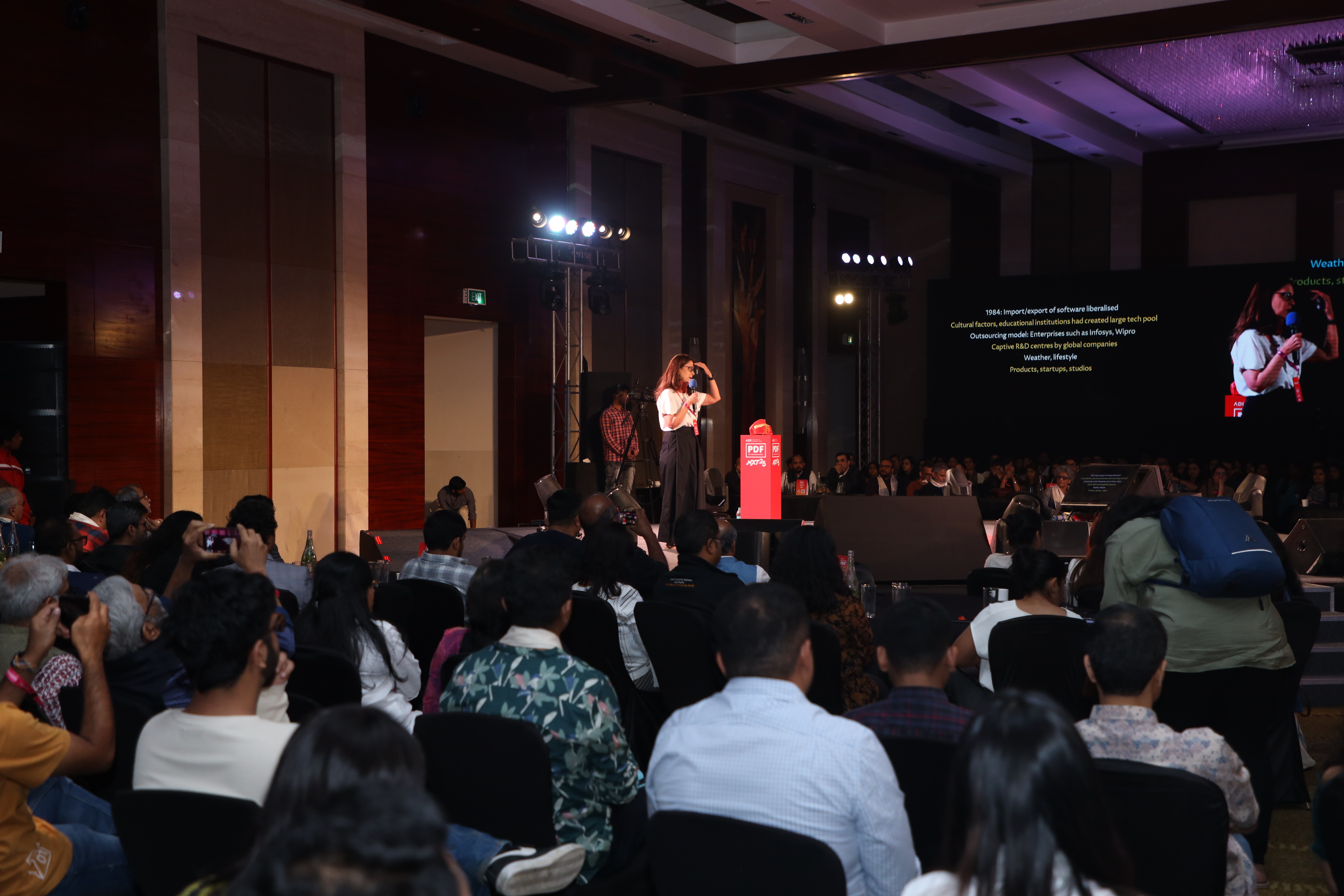 audience in a conference