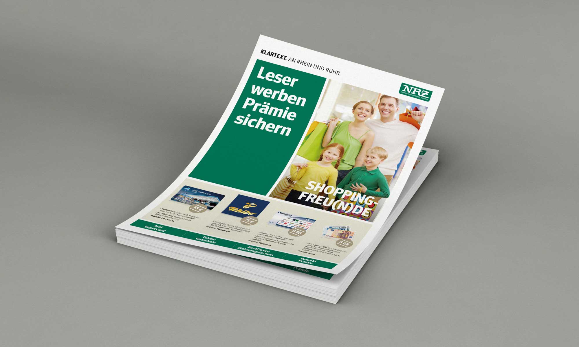 POS-Kommunikation für FUNKE Titel – Kampagnendesign für Abo und Imageanzeigen