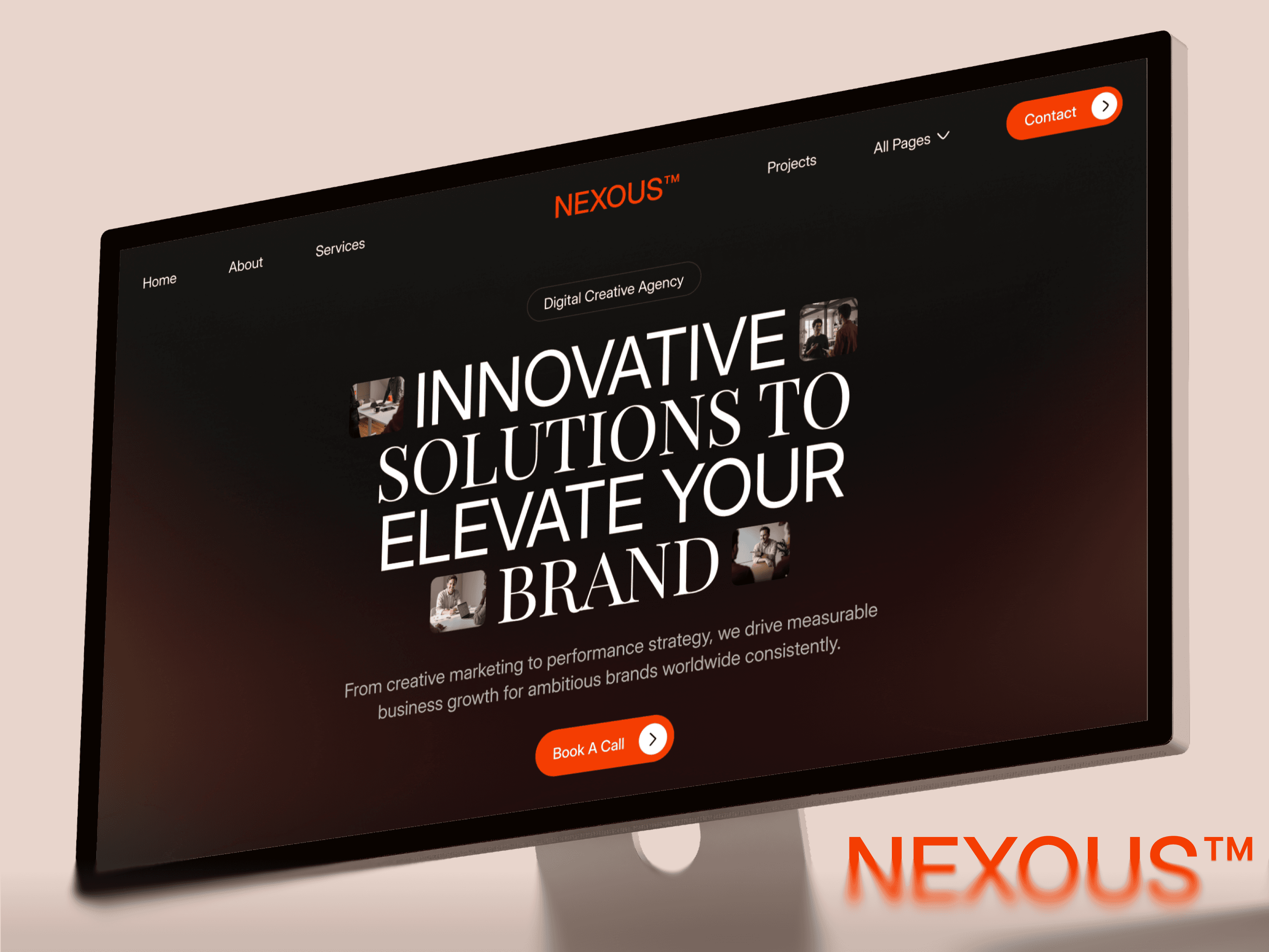 framer marketing agency template