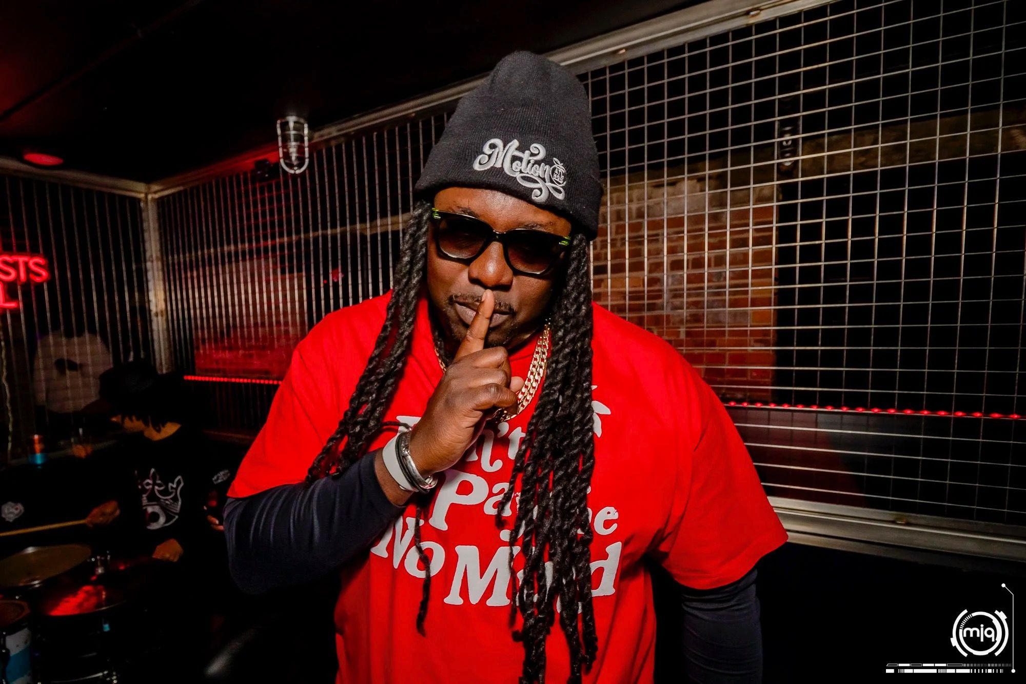 DJ playing in a club