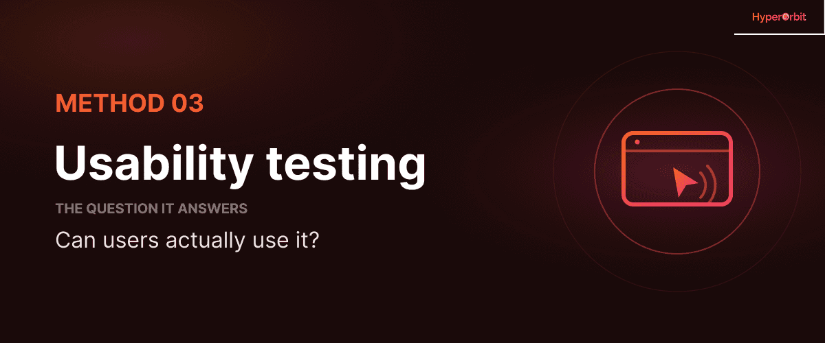 Usability Testing